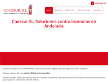 Tablet Screenshot of coexsur.com